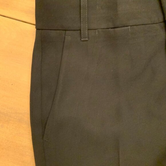 NWOT Vince Cuffed Crepe Suiting Trouser Size 0 Black - Picture 10 of 10